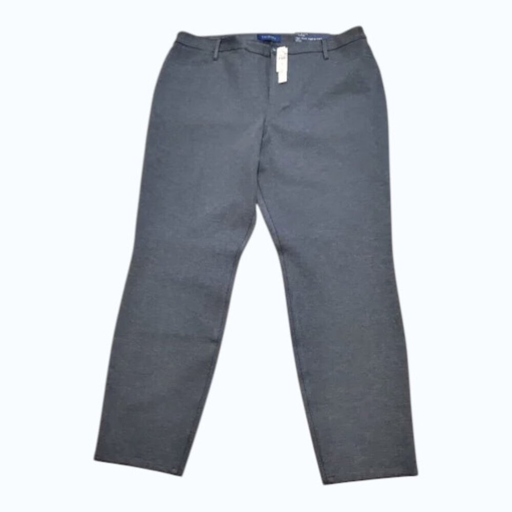 NEW TALBOTS SZ 16 Flawless High-Waist Jegging Ankle Skinny Leg Pants in Gray